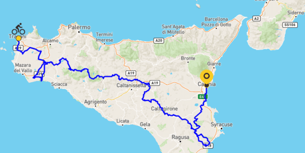 Ride Across Sicily Road Cycling Tour